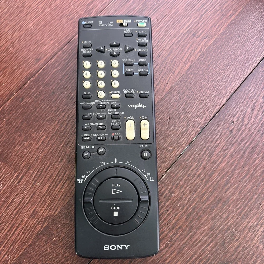 Sony VTR RMT-V161A Remote Control TV VCR Plus Remote‎ Control